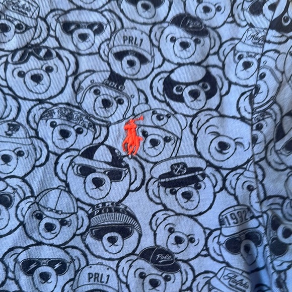 Polo by Ralph Lauren Kids Blue Graphic T-Shirt - Picture 3 of 6